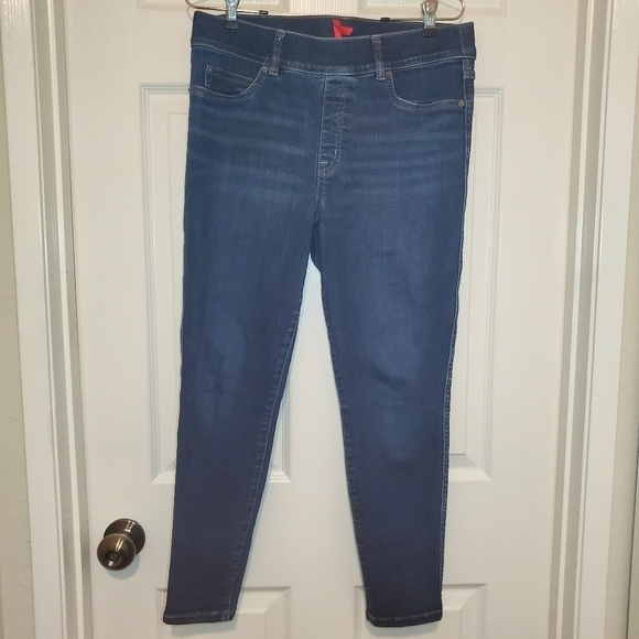 SPANX Ankle Skinny Jeans Sz Large - Picture 1 of 12